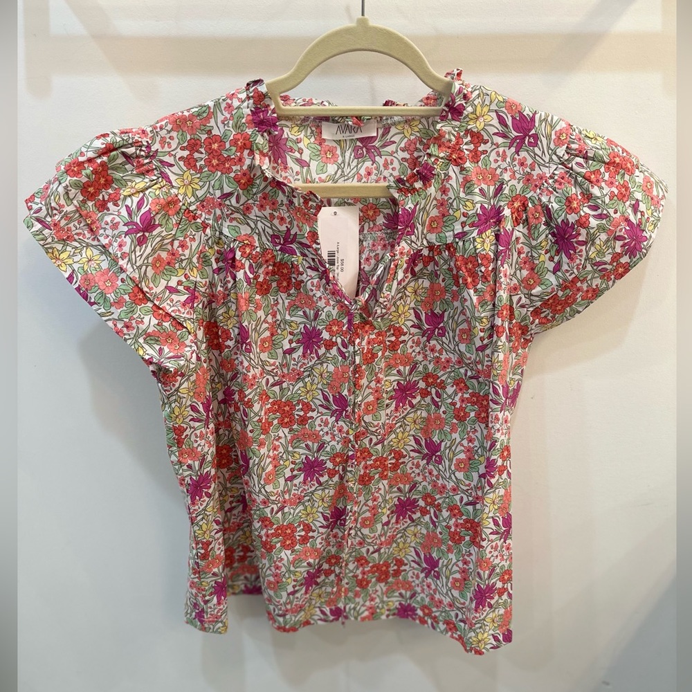 Floral Josie top size XL